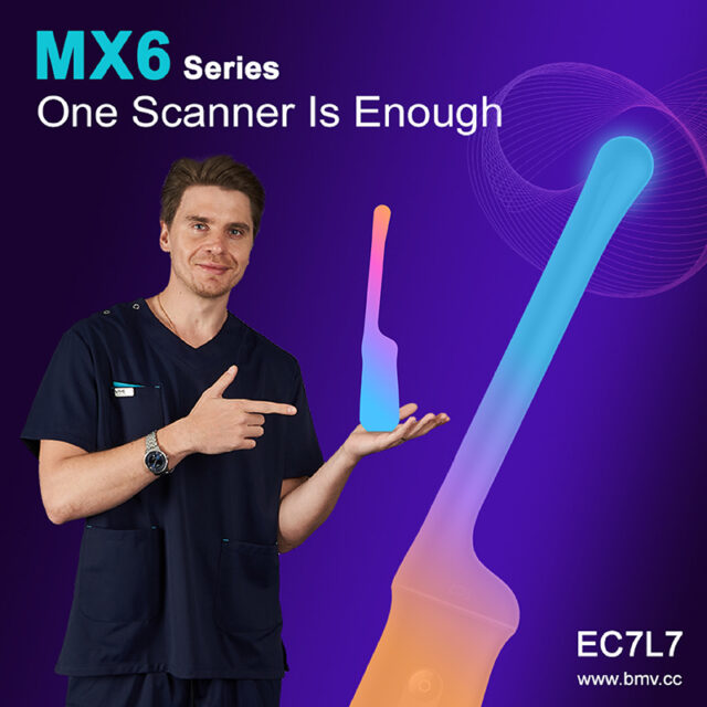 MX6  Endocavity-Linear Dual-Probes (Fifth Generation) 128 Elements Multipurpose Pocket Handheld Ultrasound Scanners