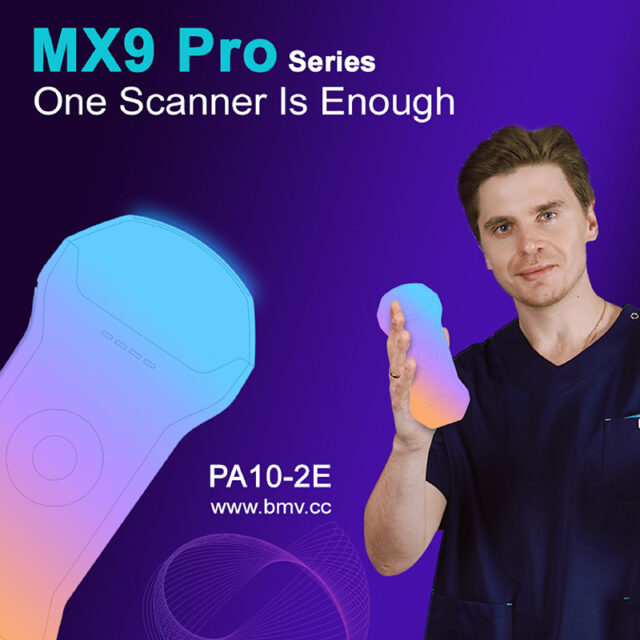 MX9 Pro PA10-2E 3in1 Linear/Convex/Phased Array (Fifth Generation) 128 Elements
