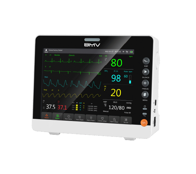 VueSign™ BMO100(6)8″ Multi- parameter Compact ECG Bedside Patient Monitor